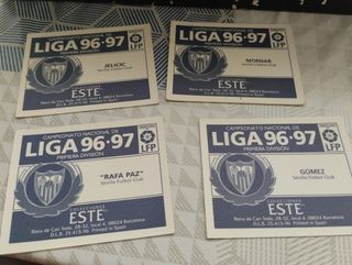 10 Cromos Sevilla FC 96-97 Nuevos