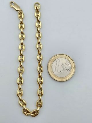 Pulsera de Oro 18K, Gucci Calabrote, 15,5gr, 21cm
