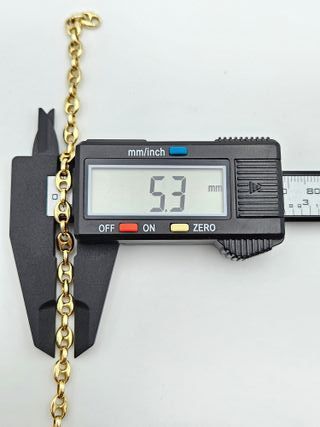 Pulsera de Oro 18K, Gucci Calabrote, 15,5gr, 21cm