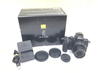 camara digital evil nikon z50+ 16-50mm 3.5-5.6 vr dx