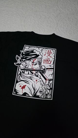 Camiseta Anime Zoro One Piece Talla XL