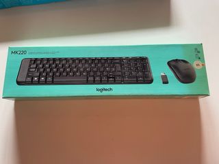 Teclado y Ratón Logitech MK220 Negro