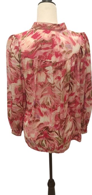 Blusa manga larga estampada