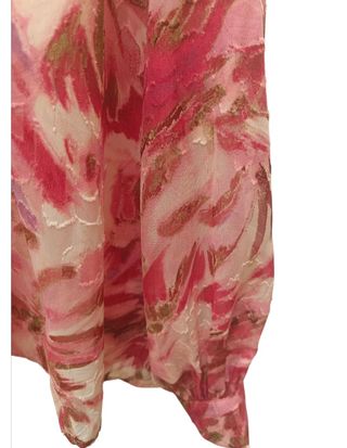 Blusa manga larga estampada