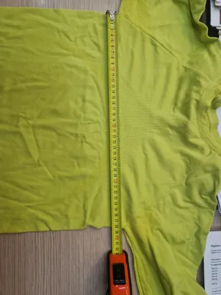 Camiseta térmica deportiva amarilla M