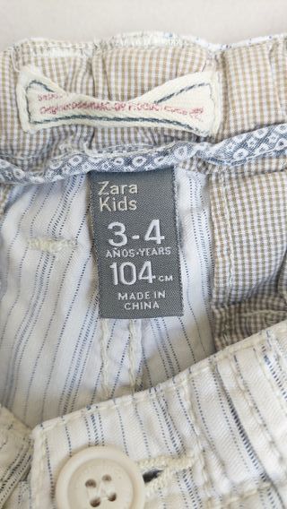 Calções Zara menino 3/4 anos