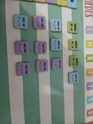 Tabla de recompensas con imanes