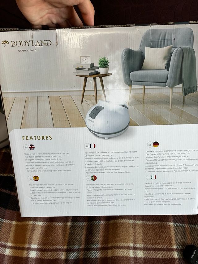 Masajeador de pies BodyLand vapor. NUEVO