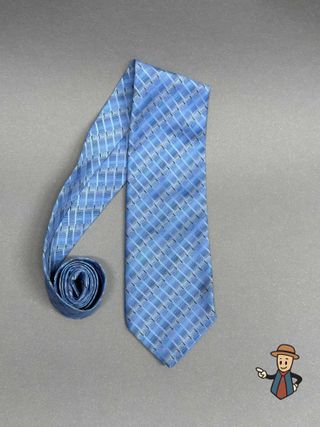 Corbata Prochownick Azul Cuadros