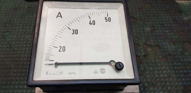 Amperímetro Saci 5A Antiguo