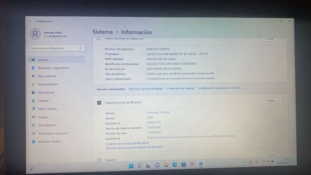 Portátil Lenovo Yoga 330 Gris