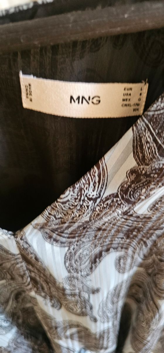 Vestido midi Mango estampado