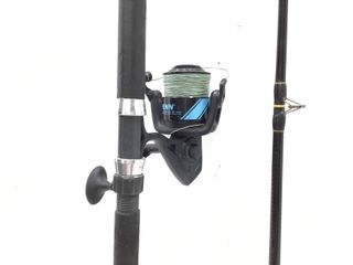 caña de pescar enchufable wft never crack catfish boat ltc 2.70m + carrete penn wrath 8000 bx