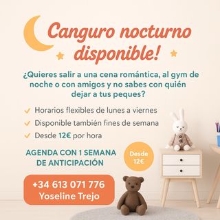Canguro Nocturno a Domicilio