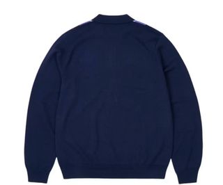 Palace Fred Perry Polo Rayas Azul Púrpura