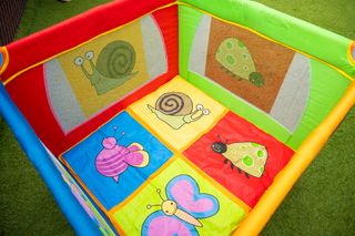 Parque infantil Asalvo aluminio como nuevo