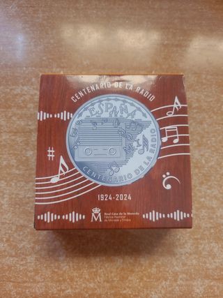 Moneda 10€ Centenario Radio - CANTO LISO