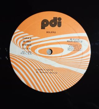 MAXI Bolero – Back To Back  Lonely Days B-20.1097