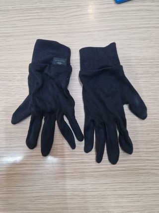 Guantes negros Quechua fútbol 14 años
