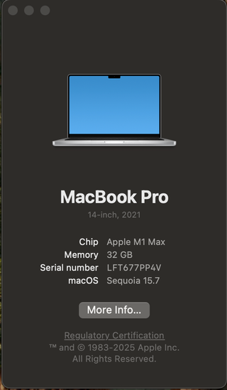 Apple MacBook Pro 14 M1 Max 32Gb 1Tb