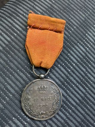Medalla Coronación Alfonso XIII 1902