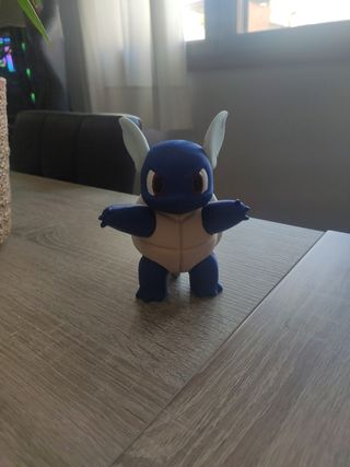 Figura Pokémon Wartortle impreso en 3d