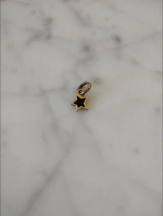 Pandora Charm Estrella Oro 14k Negro