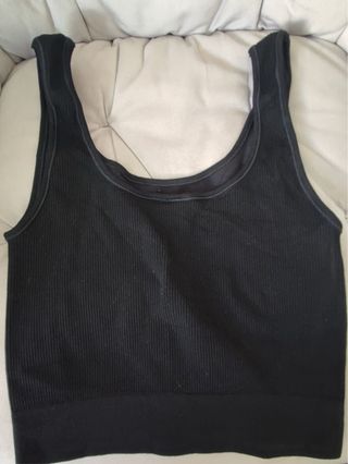 Sujetador deportivo Adidas Negro