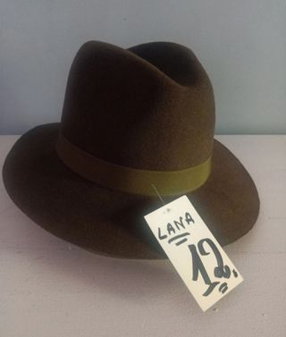 SOMBRERO de LANA verde 
