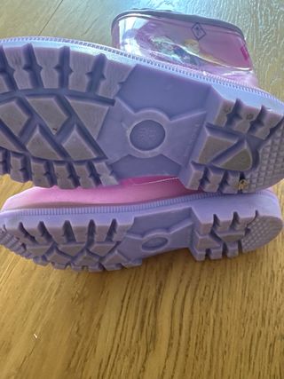 Botas de agua Frozen rosas