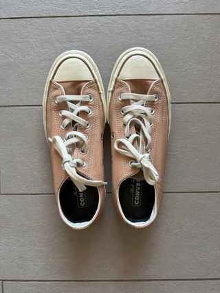 Zapatillas Converse Piel Rosa Talla 39