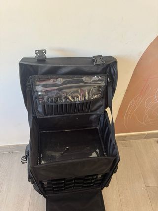 Maletín Maquillaje Profesional Kemier Negro