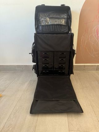 Maletín Maquillaje Profesional Kemier Negro
