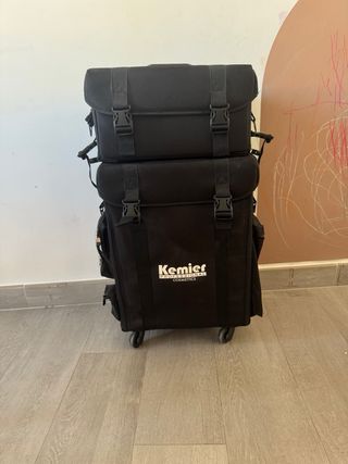 Maletín Maquillaje Profesional Kemier Negro