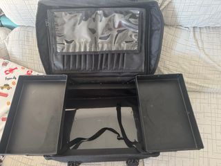 Maletín Maquillaje Profesional Kemier Negro