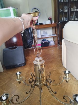 Lámpara Vintage Latón