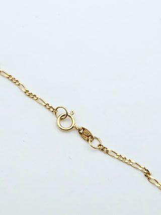 Cadena de Oro 18K Cartier, Fígaro 3x1, 4,4gr, 50cm