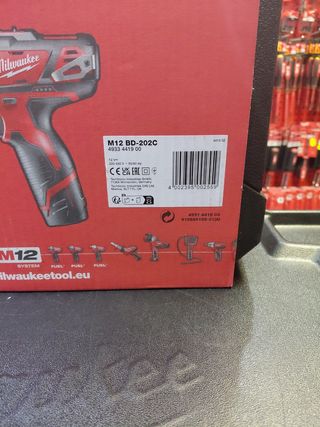 Milwaukee M12 BD-202C Taladro Atornillador
