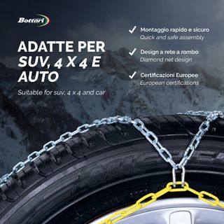 Cadenas Nieve Bottari Rapid T2 9mm