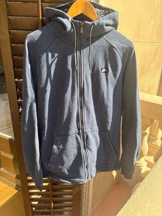 Sudadera Nike Azul Marino con Cremallera