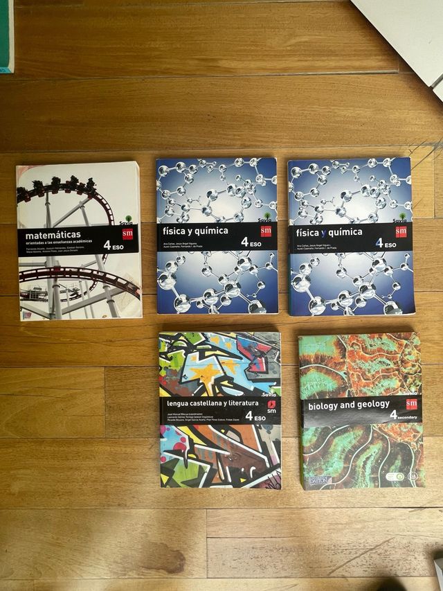 libros de texto 4ESO 