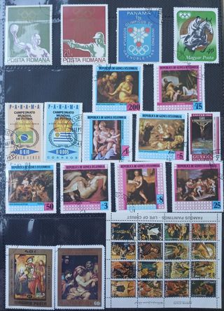 Collezione di francobolli 2067: temi vari