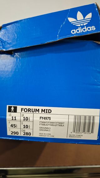 Adidas Forum Mid Blancas Talla 45