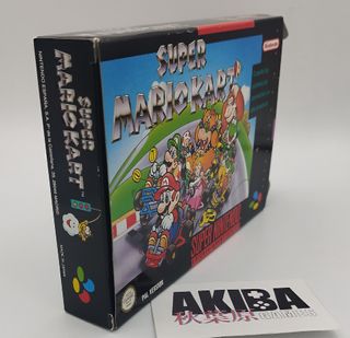 Super Nintendo Mario Kart PAL Version