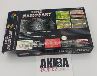 Super Nintendo Mario Kart PAL Version