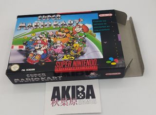 Super Nintendo Mario Kart PAL Version