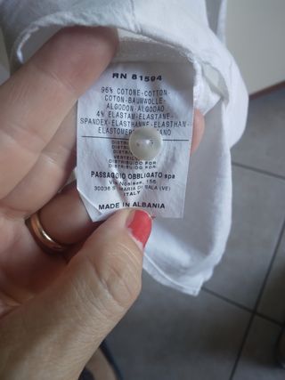 Camicia bianca Naracamicie taglia0