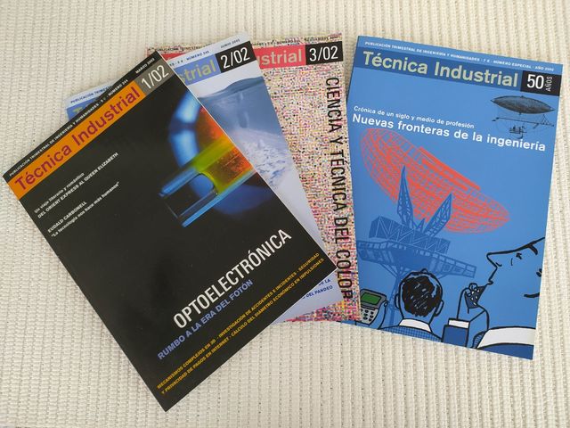 LOTE de 4 revistas "Técnica Industrial"