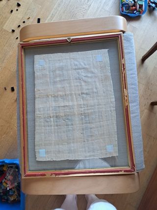 Papiro Egizio Incorniciato