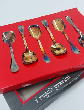 Set 12 cucchiaini silver plated